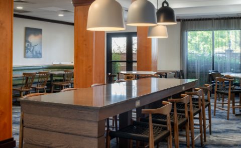 Fairfield Inn Santa Maria lobby and lounge area